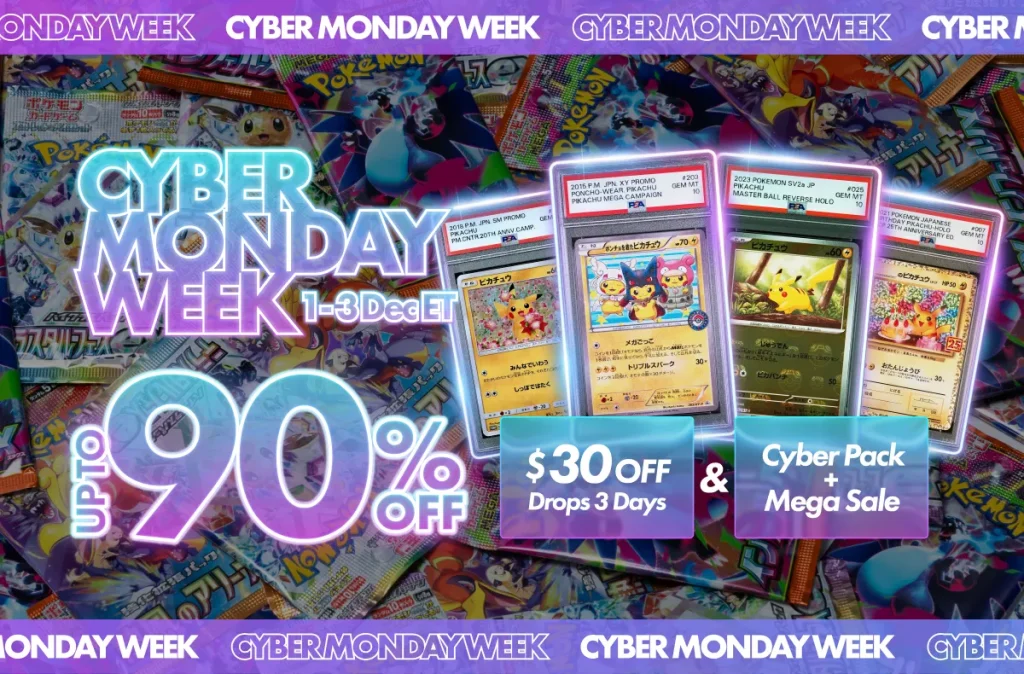 Unlock Big Savings on the All-Pikachu Collection this Cyber Monday!